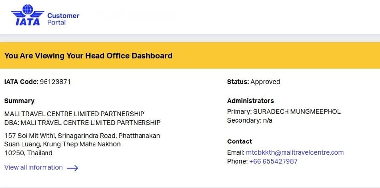 IATA TIDS CODE APPROVED