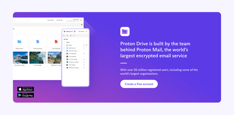 Proton Drive Free Account