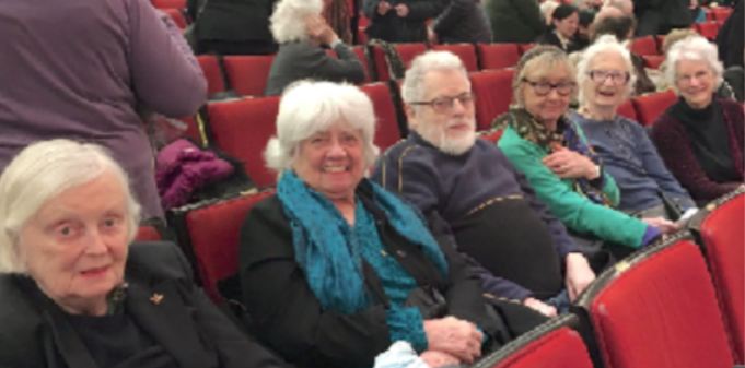 Music Group attending CSO rehearsal