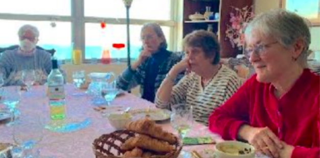 Potluck - Jean Singer, Laura Kracke, Fran Gordon, Peggy Garrett