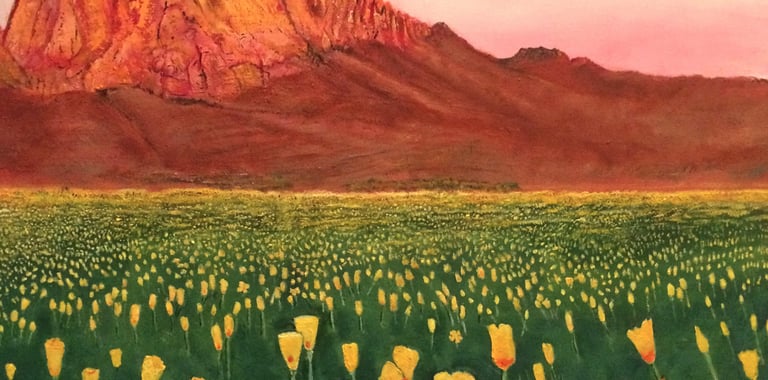 Organ Poppies by New Mexico Artist John Dick-Peddie