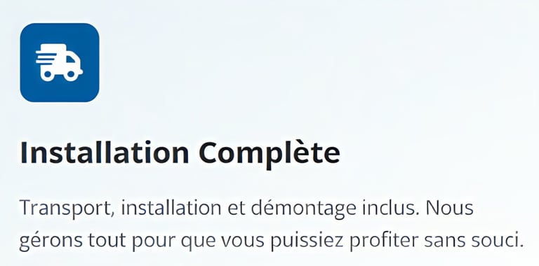 Installation complète