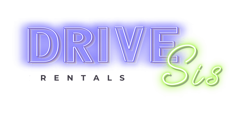 DriveSis Rentals logo, cute car rentals on Turo