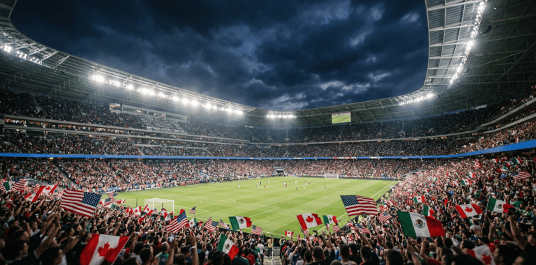 World Cup 2026 stadium packed with fans from USA, Mexico and Canada – tickets, travel and fan guides
