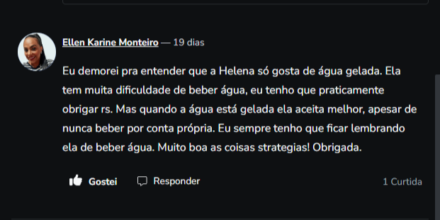 Prova Social - Muito boa as estratégias das aulas - Un Diamante – Plataforma de Apoio para Famílias 