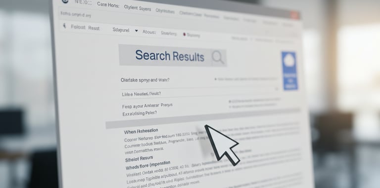 Image of search results page