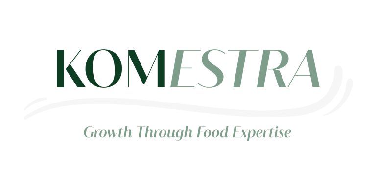 komestra logo full colour with tagline growth through food expertise