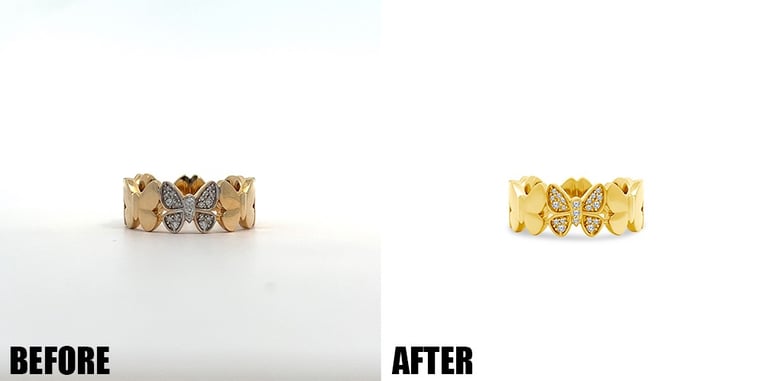jewelry color correction