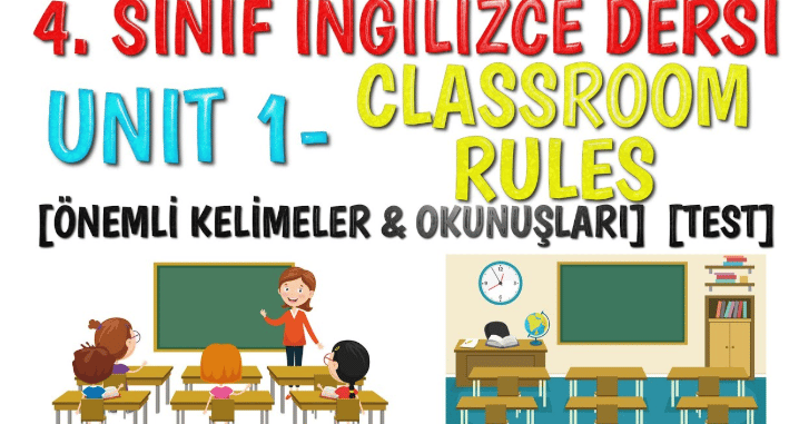 4. sınıf ingilizce 1. ünite
