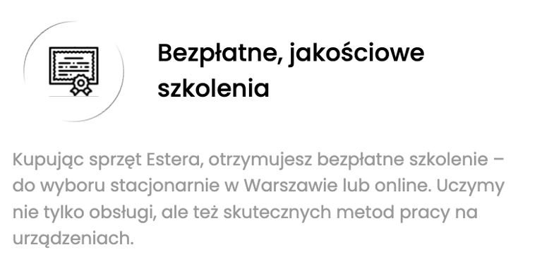 szkolenia dla kosmetologów, serwis urządzeń kosmetycznych, sprzęt do salonu beauty