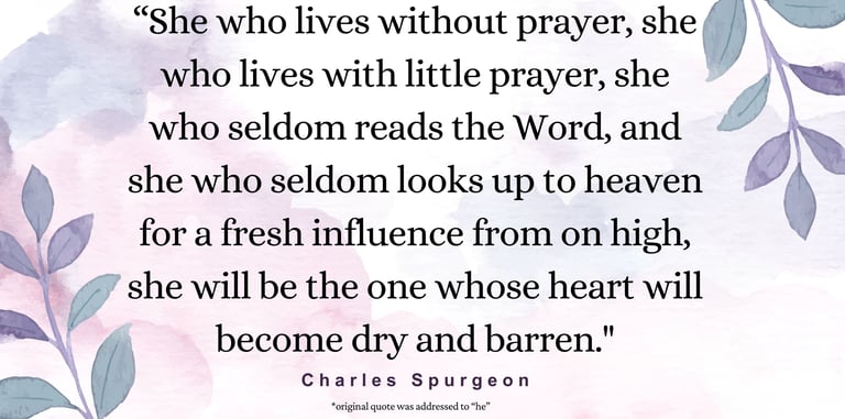 a quote from Charles spurgeon