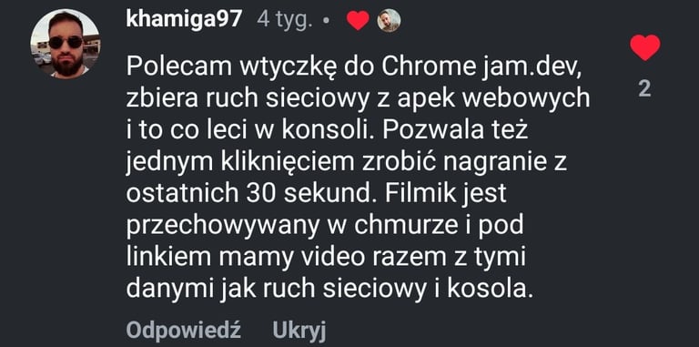 rozszerzenie Jam