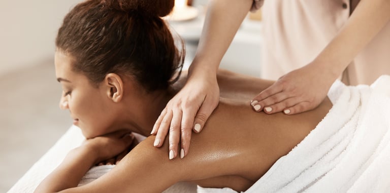 getting a body massage