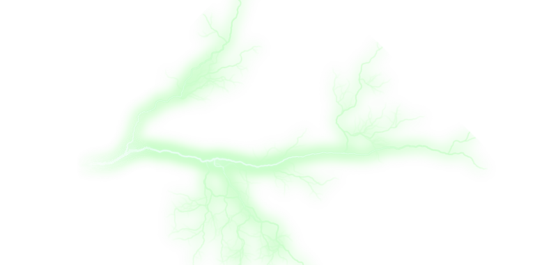 a green leafy plant with lightning bolt bolters