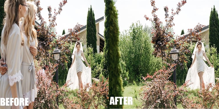 Removing Objects or People from a Background 