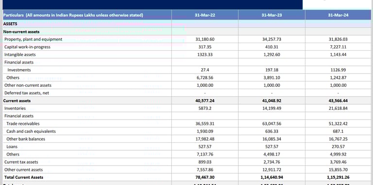 assets_ balance sheet_ olectra greentech business analysis