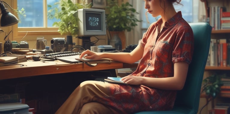 Snapshot from a creative DIY video showcasing colorful materials and hands at work.
