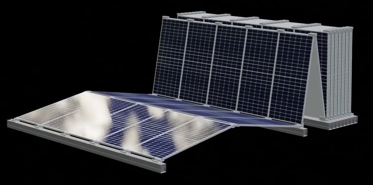 STAR ENERGY Simplify solar farm construction with a prefabricated, pre-wired 48-50 kilowatt PV array