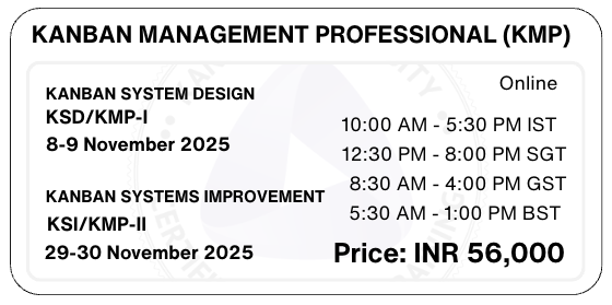 Kanban Management Professional KMP Training Kanban University