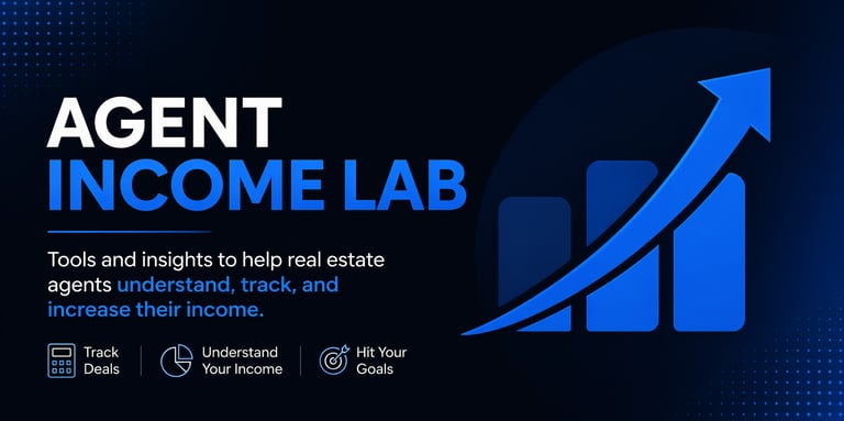 Real estate banner for agent income lab