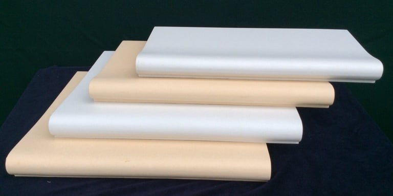 Бортовие каміни для басейну (Копінг) Колір білий (white C00) и Колір бежевий (Sand C130)