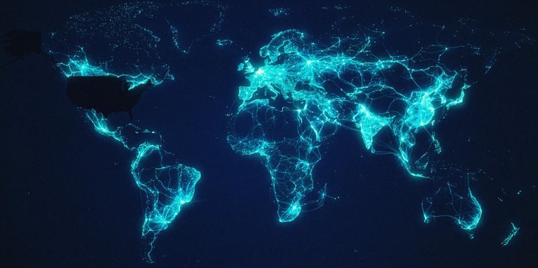 représentation synaptique des liens entre les équipes de Aromix Groupe - décembre 2025