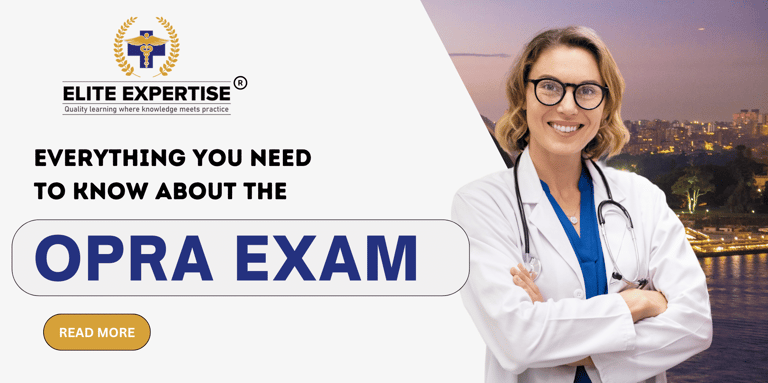 Everything you need to know about OPRA exam