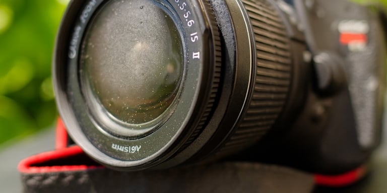 water damaged camera