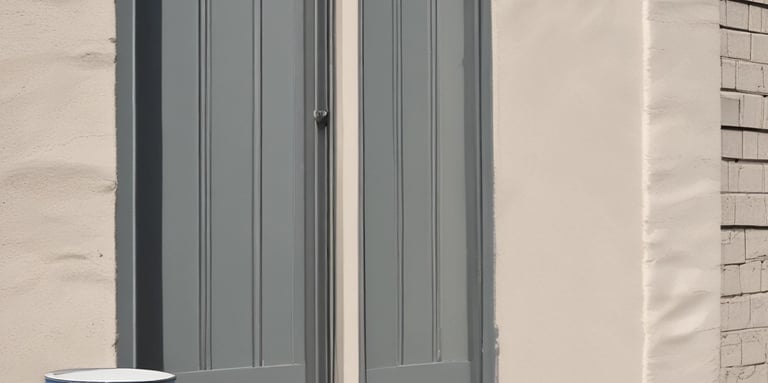 low angle view photography of a gray building