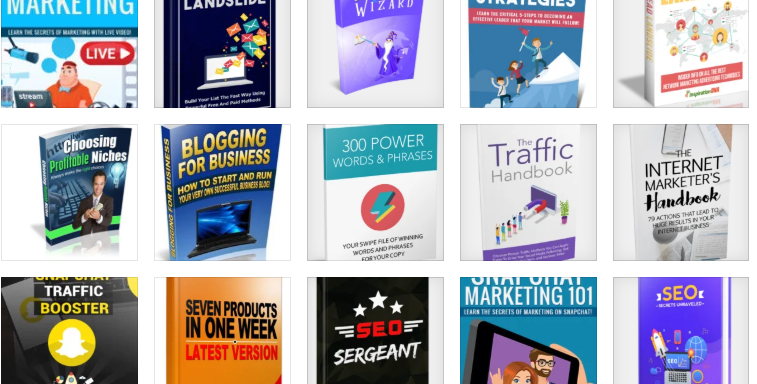 Digital library interface showing ebooks for modern learners