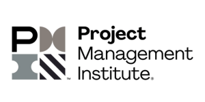 The logo of the project management institute
