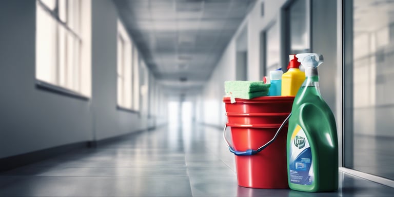 Administração de instalações, manutenção e limpeza