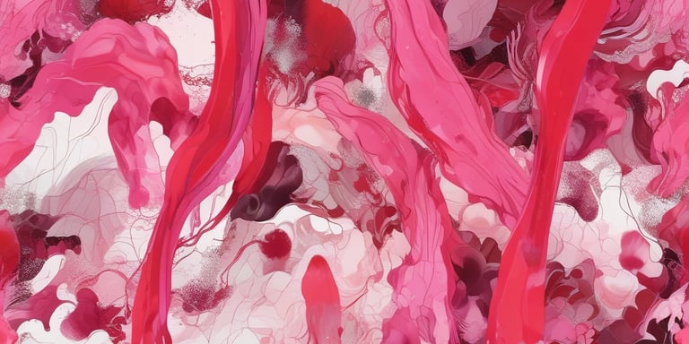 A vibrant swirl of pink and red hues blending seamlessly, evoking energy and warmth.