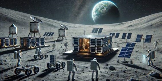 Immagine realizzata con l'IA. Credits: Astrospace.it