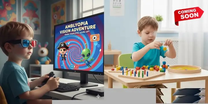 Vision therapy is a customized program of eye exercises and activities designed to improve visual skills & processing.