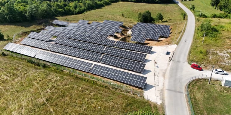 Solarni paneli na planini