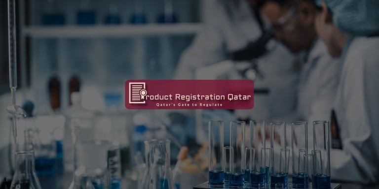 Lab technicians performing product testing with test tubes and microscopes, representing conformity assessment in Qatar