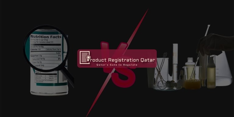 Label inspection vs. formula testing visual for MoPH product validation in Qatar,