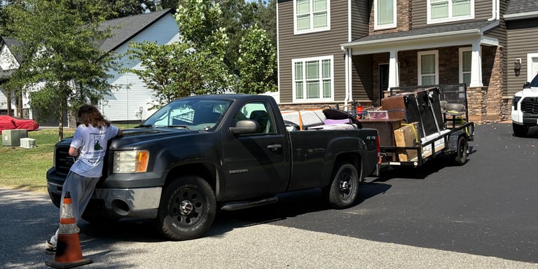 “FFS Lawn Care providing junk removal and full estate cleanout services in Southern Maryland with pr