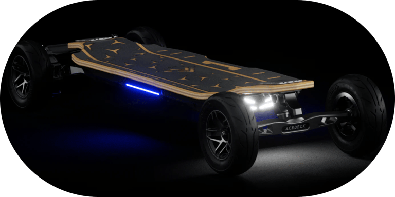 Acedck Nomad N1 with front and side lights