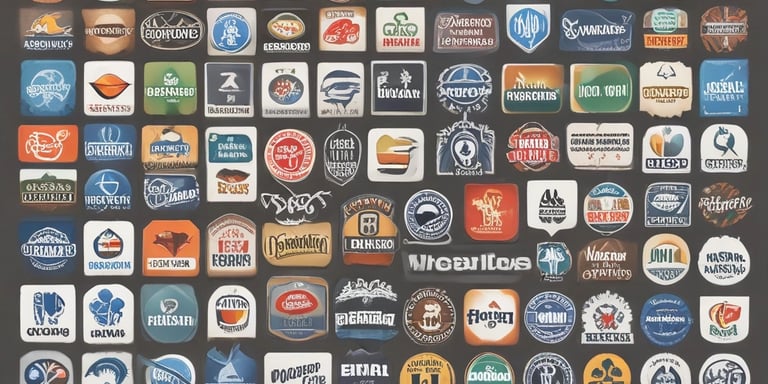 A sleek, modern workspace with a laptop displaying a personal brand website on screen.