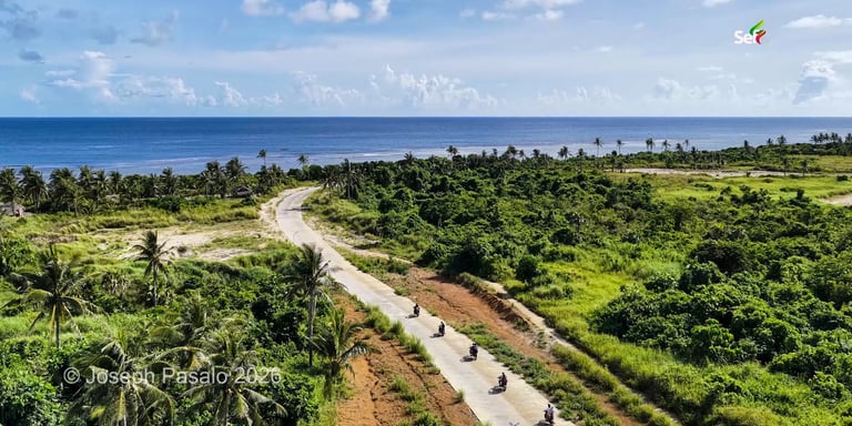 Road trip in Jomalig Island