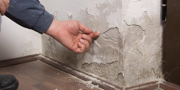 humidité en pied de mur consequence