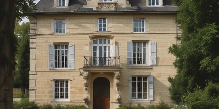 A cozy house nestled in a quiet neighborhood near Angers.
