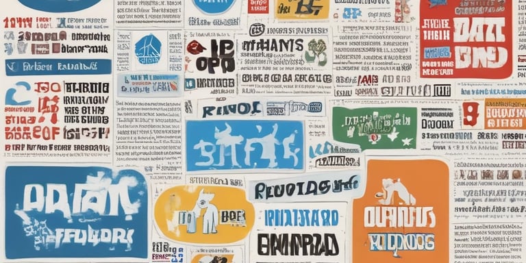 blue and white striped round textile