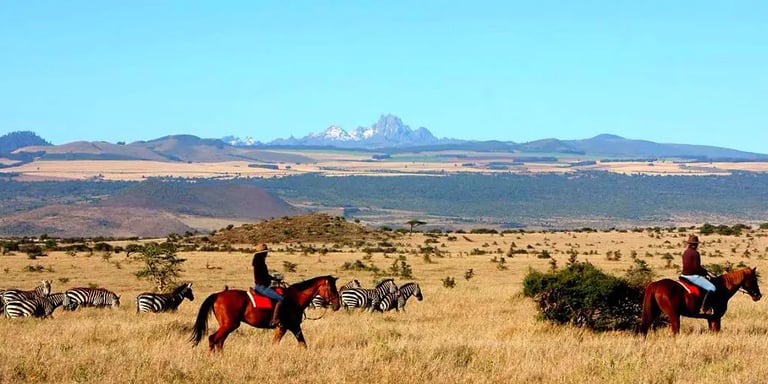 Horseback riding-Mount Kenya
