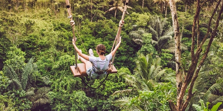 Swinging in Bali