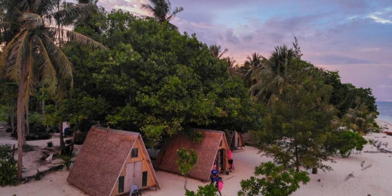 enjoy the night in Balabac Island Palawan