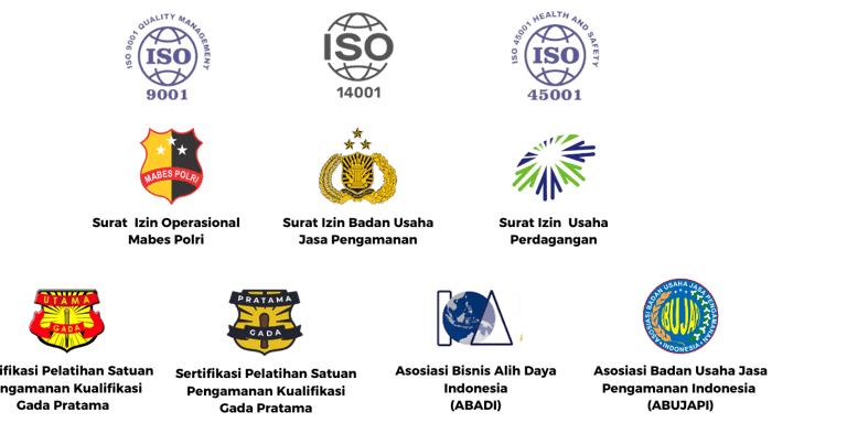 a bunch of different logos on a black background