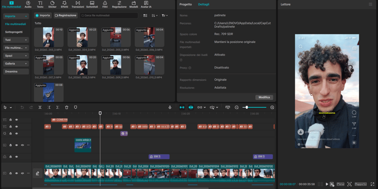 Edición de captura de pantalla de vídeo de Minky
